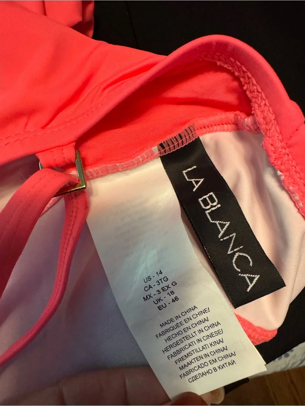 La Blanca Coral Pink One-Piece Swimsuit